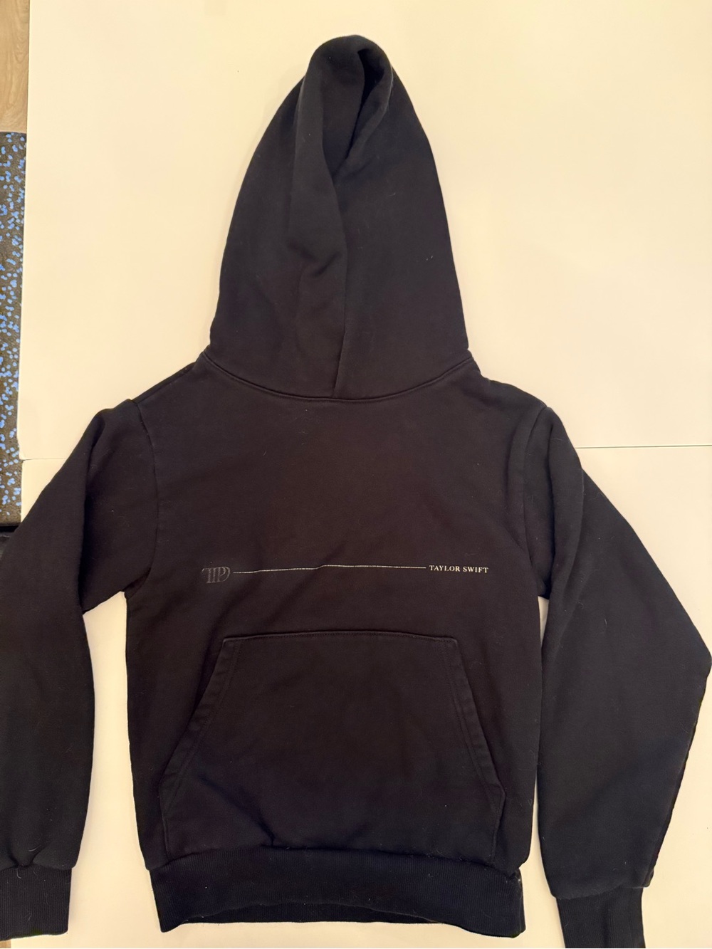 Taylor Swift Black Hoodie (Ladies X-Small) ‘The Tortured Poets Department’